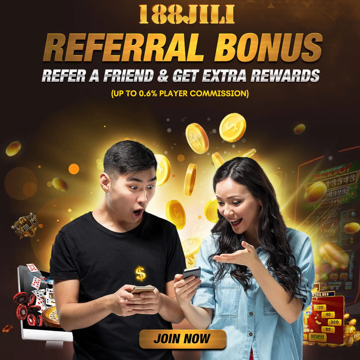 188JILI Invite Friends And Win Generous Rewards